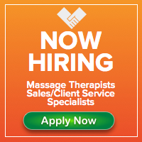 Now Hiring Massage Therapists and Sales Client Service Specialists