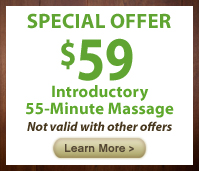 Special $59 55-min offer with disclaimer button