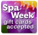 spa week gift cards accepted