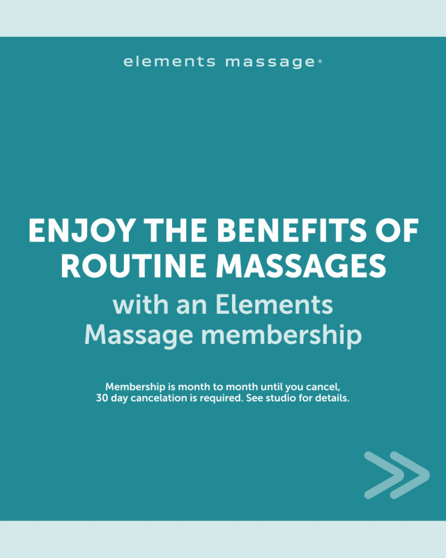 Enjoy the benefits of monthly massage