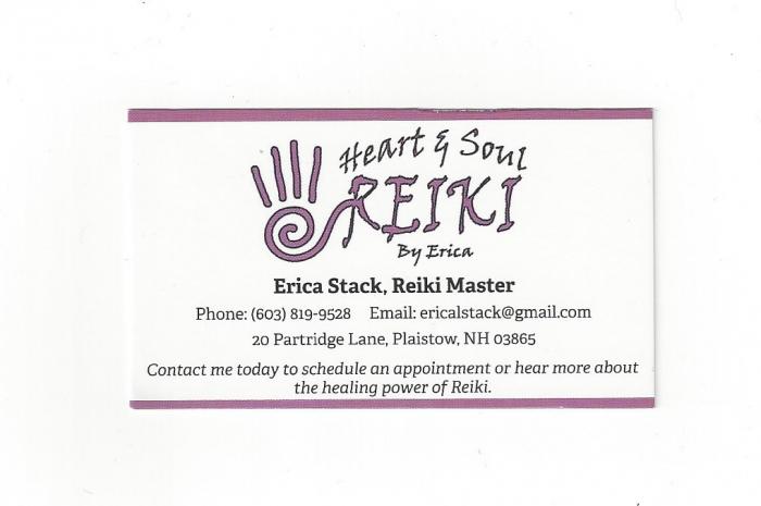 Erica Stack business card Logo