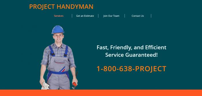 Project Handyman website homepage Logo