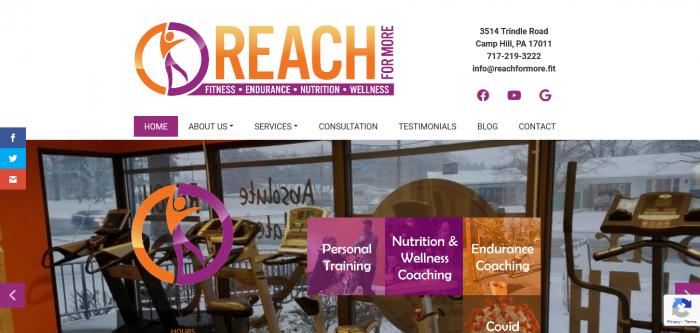 Reach for More website homepage Logo