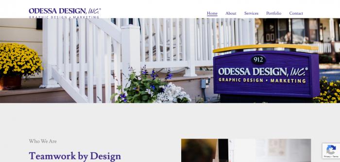 Odessa Design website home page Logo