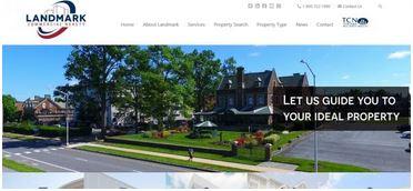Landmark Commercial Realty site homepage Logo