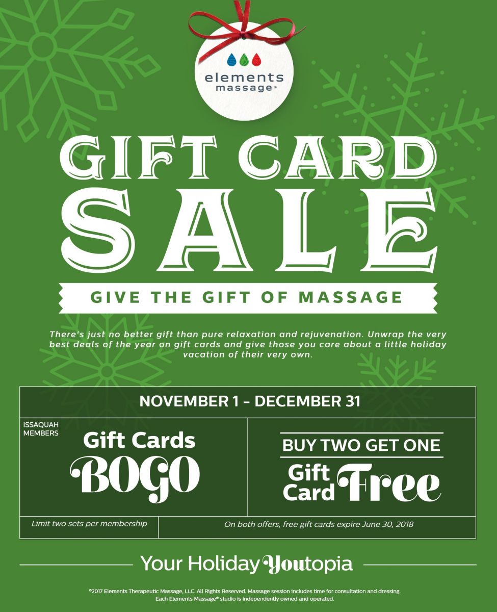 Massage Coupons Issaquah, WA Elements Massage