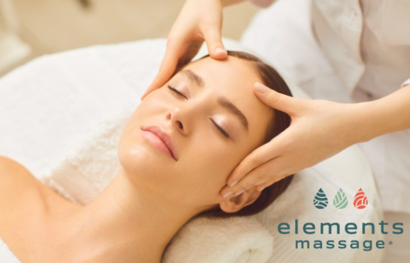 woman receiving massage