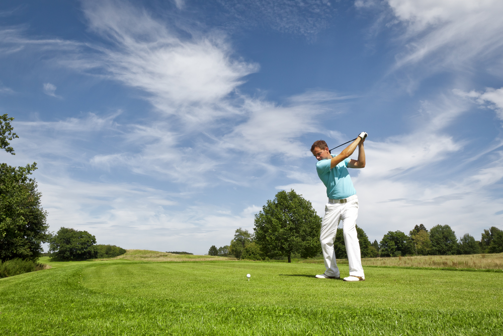 golfing golf massage wellness self care muscles playing golf