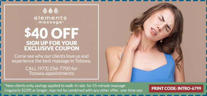 Elements Totowa Massage Coupon